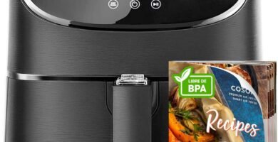 COSORI Freidora de Aire Duradera 5.5 L Air Fryer 1700W, Tecnología Rapid Air, 55% Menos Energía
