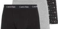 Calvin Klein Calzoncillos Bóxer Hombre Pack de 3 Trunks Ropa Interior